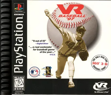 VR Baseball 97 (US) box cover front